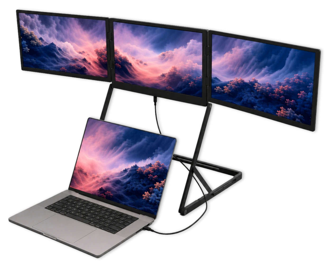 Rove Setups - a whole office that folds out of your laptop bag (founder here, honest feedback wanted